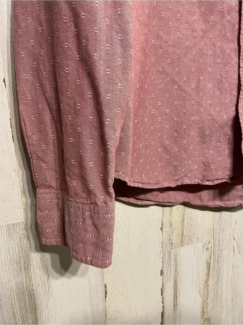 J. Crew Oxford Men’s Cotton Red Slim Button Down Shirt XL